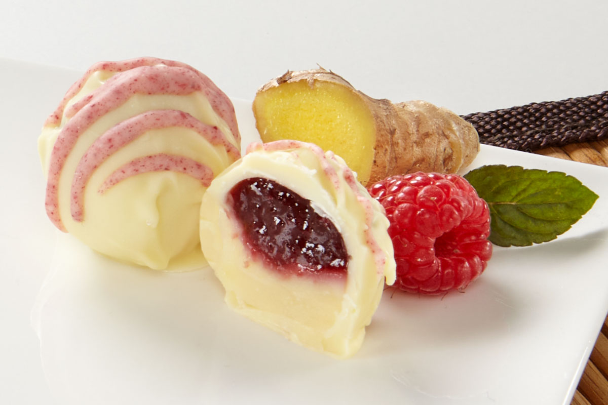Himbeer-Ingwer Praline