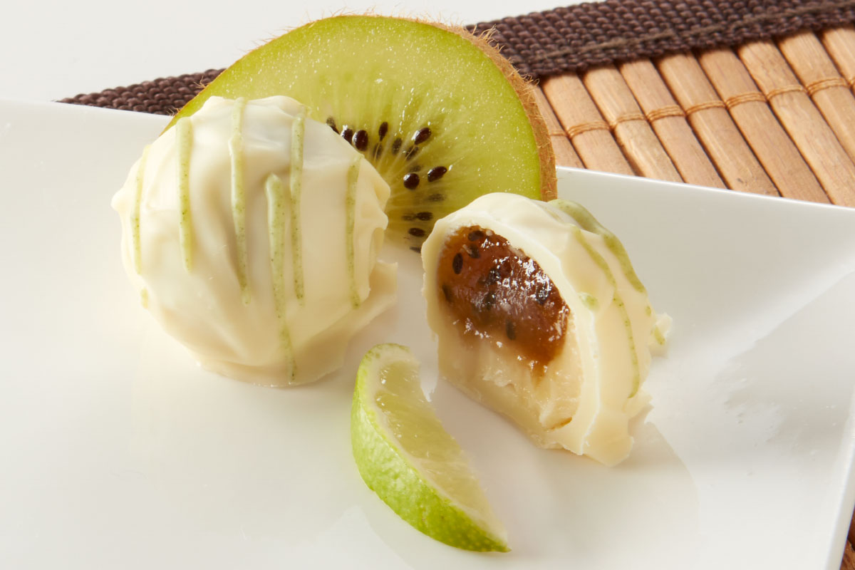 Kiwi-Limette Praline