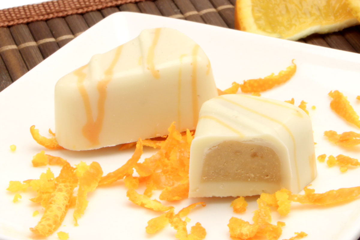 Orange-Nougat Praline
