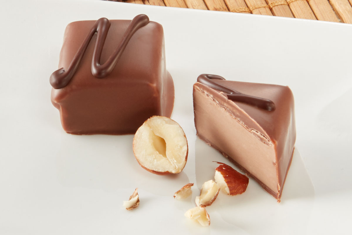 Sahne-Nougat Praline